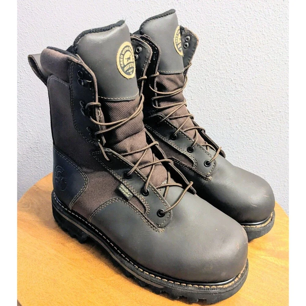 Irish Setter Men's 9.5 Gunflint II Leather Hunt Boots Ultra Dry Insulated 2812